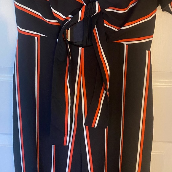 Lush Striped Front Tie Jumper - Picture 3 of 8